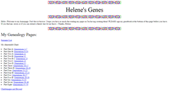 Desktop Screenshot of helenesgenes.com